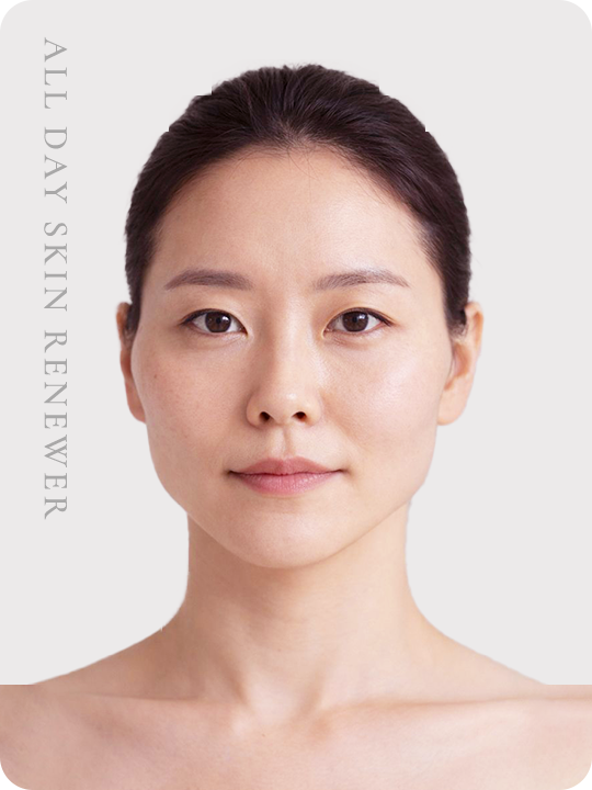 피부 컨디션 회복을 표현한 모델 길음역 피부과 이미지